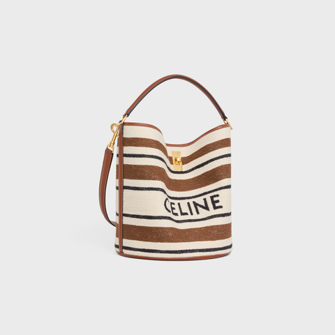 BUCKET 16 BAG IN STRIPED TEXTILE WITH CELINE JACQUARD MULTICOLOR - Image 2